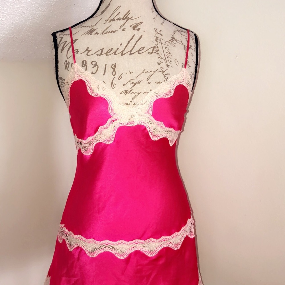 Victoria’s Secret pink nightie chemise slip dress